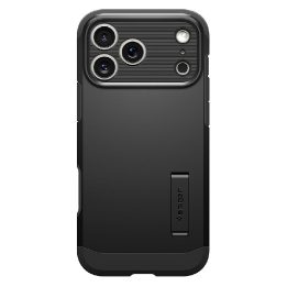 Telefono dėklas iPhone 17 Pro Max juodas MagSafe Spigen Tough Armor