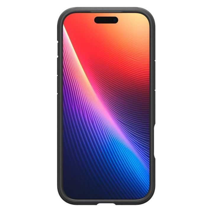 Telefono dėklas iPhone 17 Pro Max juodas MagSafe Spigen Tough Armor