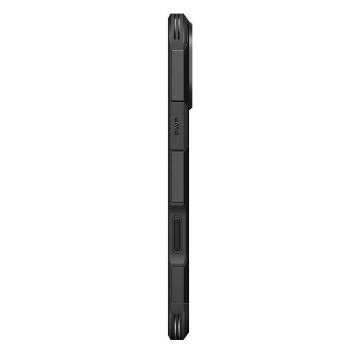 Telefono dėklas iPhone 17 Pro Max juodas MagSafe Spigen Tough Armor