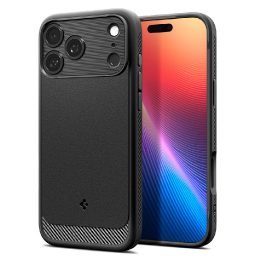 Telefono dėklas iPhone 17 Pro juodas matinis MagSafe Spigen