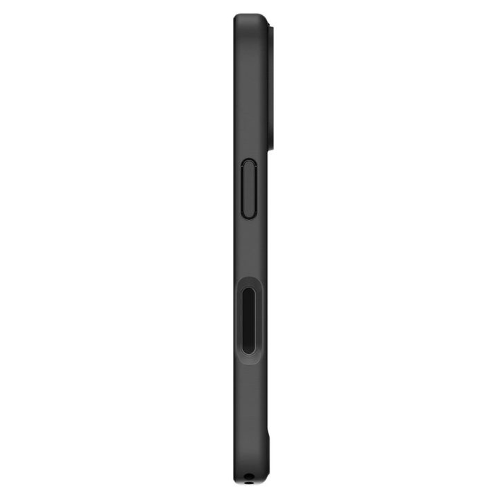 Telefono dėklas iPhone 17 juodas matinis Spigen