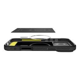 Telefono dėklas iPhone 17 Pro juodas matinis MagSafe Spigen