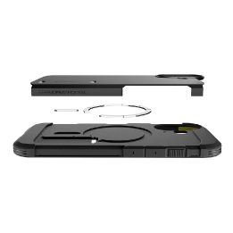 Telefono dėklas iPhone 17 juodas MagSafe Spigen Tough Armor