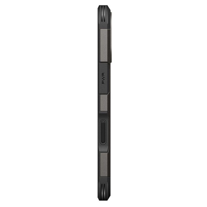 Telefono dėklas iPhone 17 juodas MagSafe Spigen Tough Armor