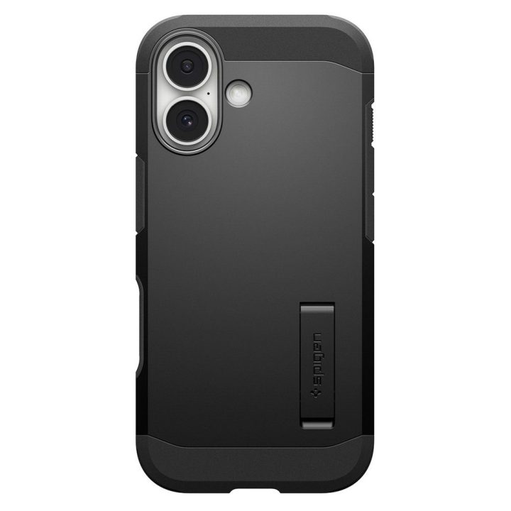 Telefono dėklas iPhone 17 juodas MagSafe Spigen Tough Armor