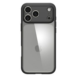 Telefono dėklas iPhone 17 Pro Max juodas matinis Spigen