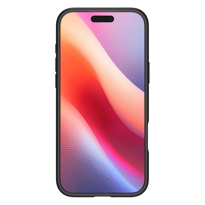 Telefono dėklas iPhone 17 Pro Max juodas matinis Spigen