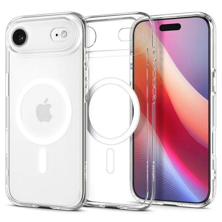 Telefono dėklas iPhone 17 Air skaidrus MagSafe Spigen