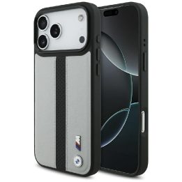 Telefono dėklas iPhone 17 Pro Max pilkas MagSafe BMW M