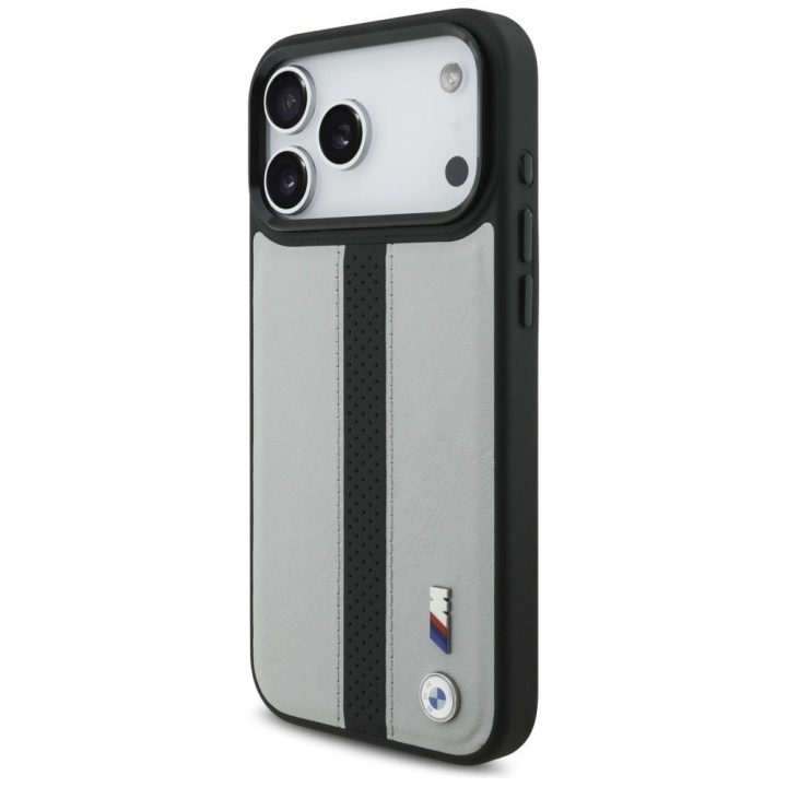 Telefono dėklas iPhone 17 Pro Max pilkas MagSafe BMW M