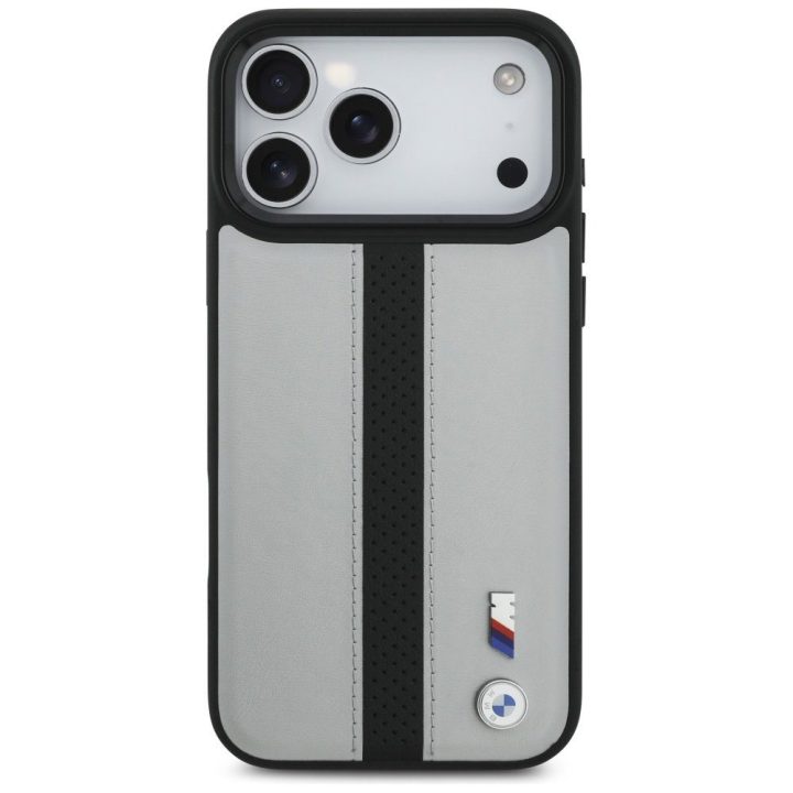Telefono dėklas iPhone 17 Pro Max pilkas MagSafe BMW M
