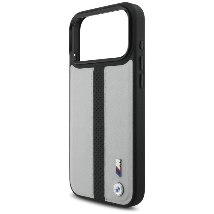 Telefono dėklas iPhone 17 Pro Max pilkas MagSafe BMW M