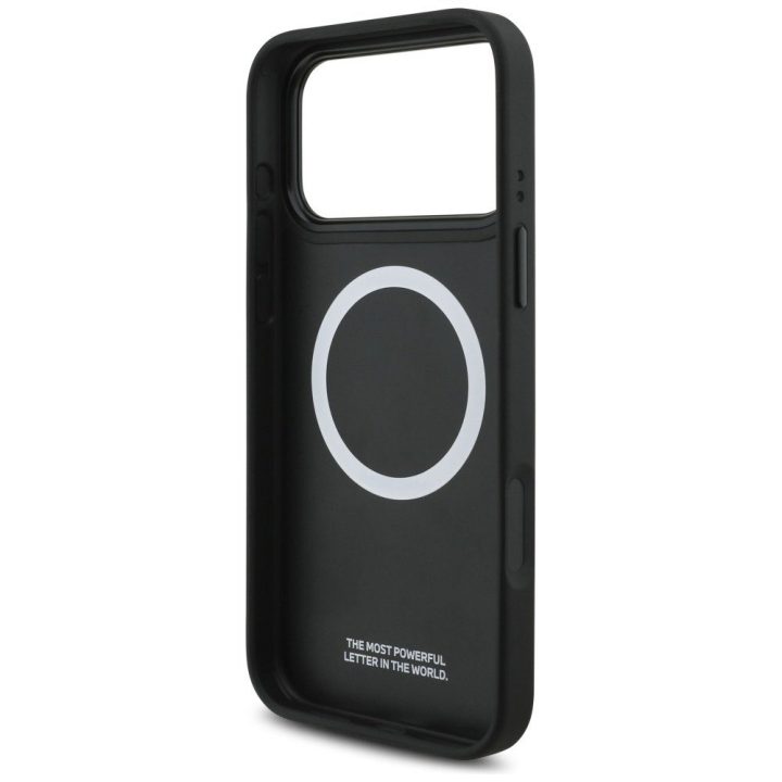 Telefono dėklas iPhone 17 Pro Max pilkas MagSafe BMW M
