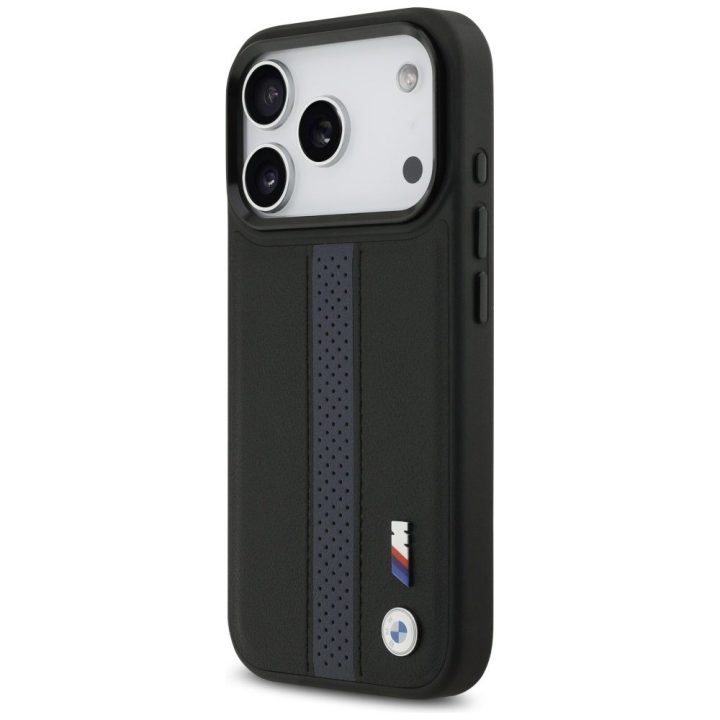 Telefono dėklas iPhone 17 Pro perforuotas MagSafe BMW M mėlynas