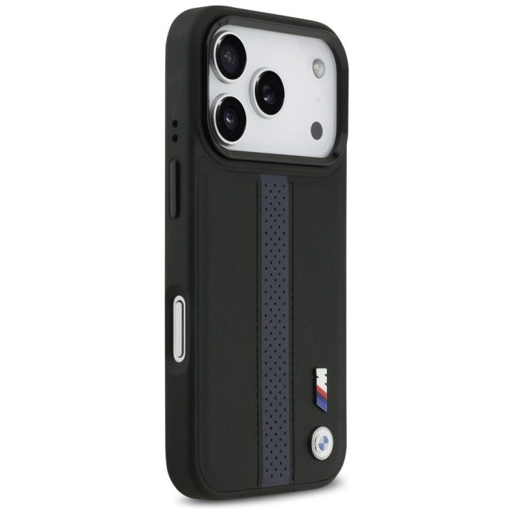 Telefono dėklas iPhone 17 Pro perforuotas MagSafe BMW M mėlynas