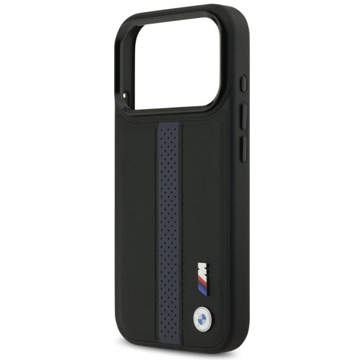 Telefono dėklas iPhone 17 Pro perforuotas MagSafe BMW M mėlynas