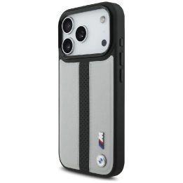 Telefono dėklas iPhone 17 Pro pilkas MagSafe BMW M