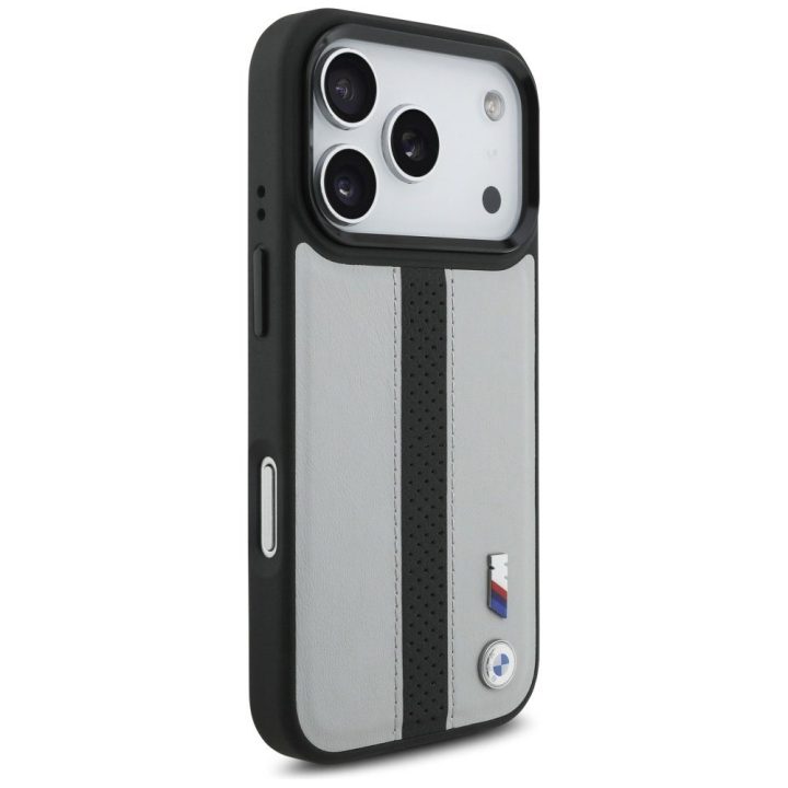 Telefono dėklas iPhone 17 Pro pilkas MagSafe BMW M