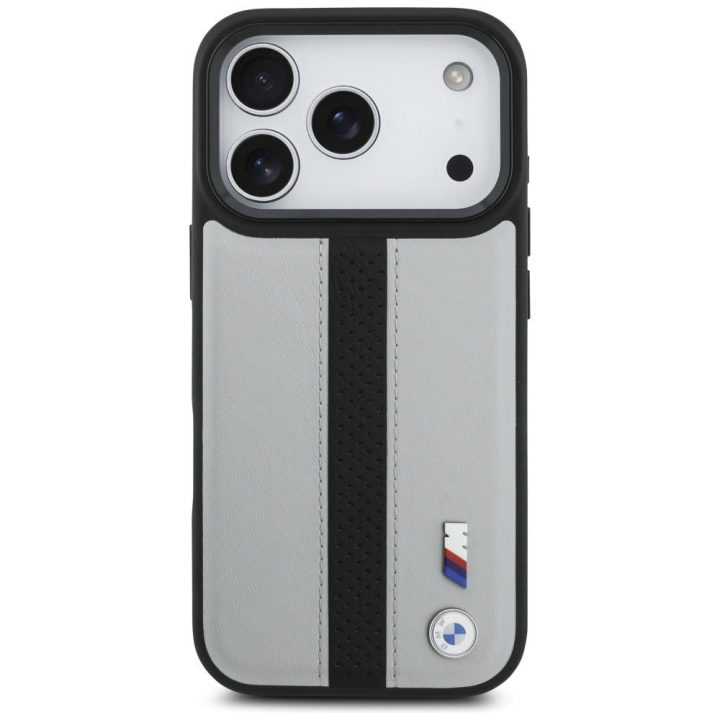 Telefono dėklas iPhone 17 Pro pilkas MagSafe BMW M