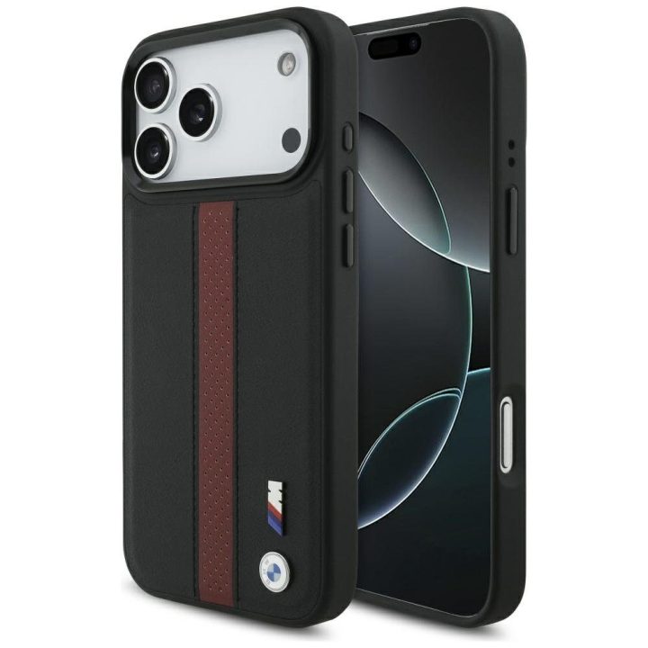 Telefono dėklas iPhone 17 Pro Max raudonas MagSafe BMW M