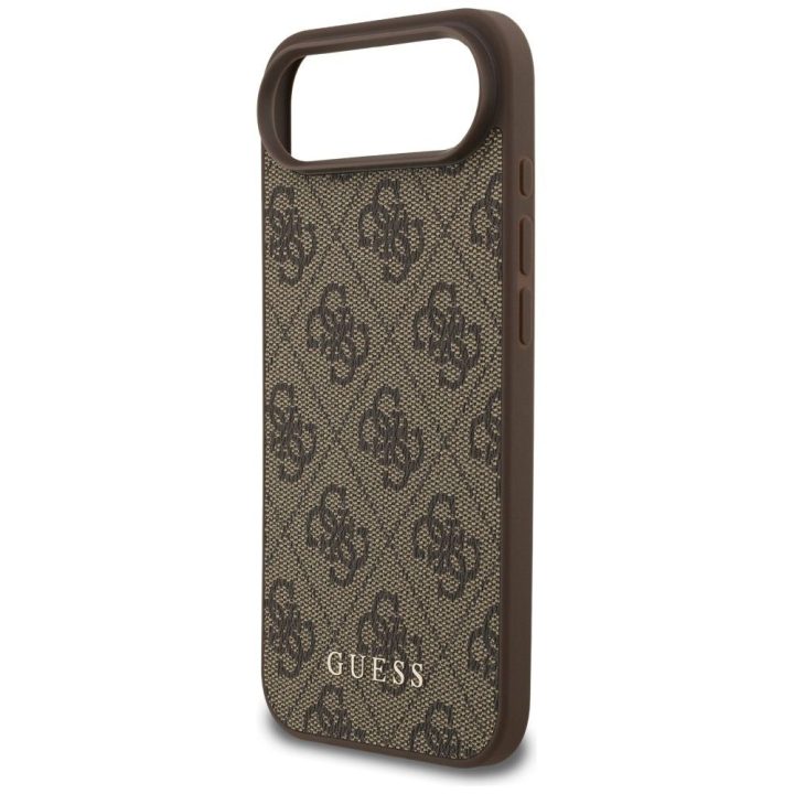 Telefono dėklas iPhone 17 Air rudas margintas Guess