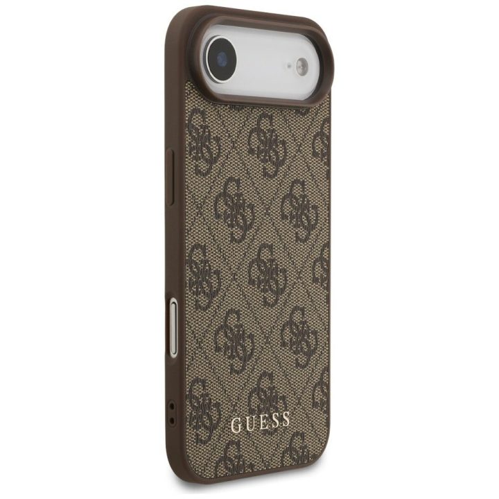 Telefono dėklas iPhone 17 Air rudas margintas Guess