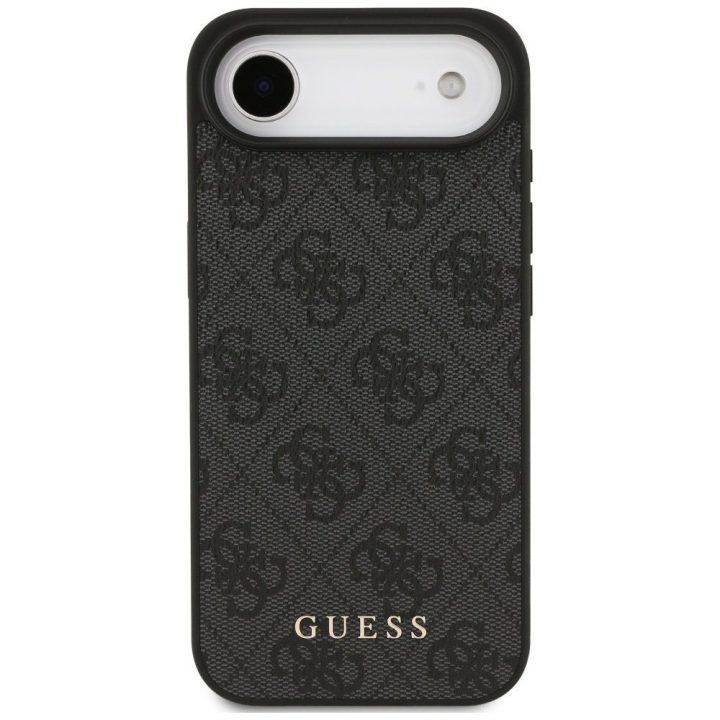 Telefono dėklas iPhone 17 Air juodas audinys Guess