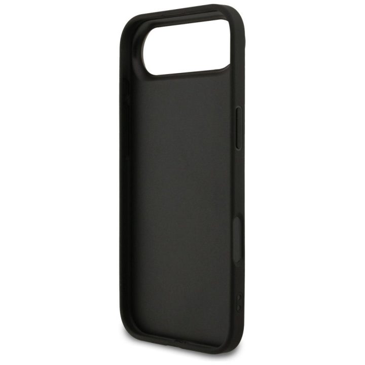 Telefono dėklas iPhone 17 Air juodas audinys Guess