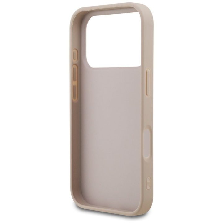 Telefono dėklas iPhone 17 Pro smėlio margintas Guess