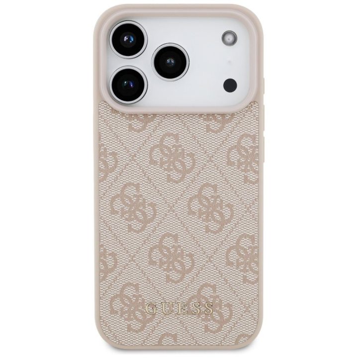 Telefono dėklas iPhone 17 Pro smėlio margintas Guess