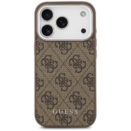 Telefono dėklas iPhone 17 Pro rudas MagSafe Guess