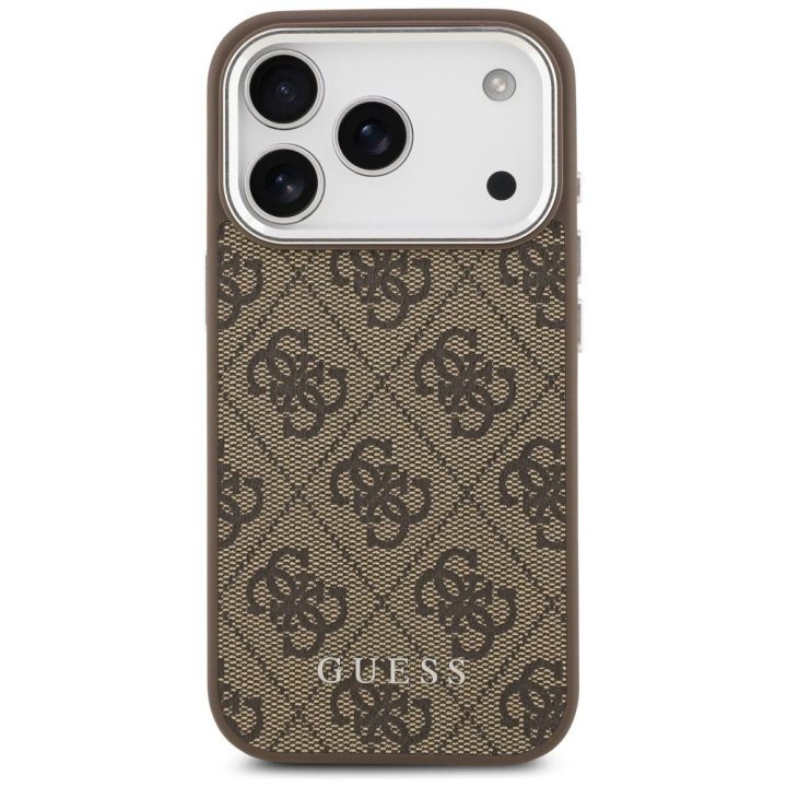 Telefono dėklas iPhone 17 Pro rudas MagSafe Guess