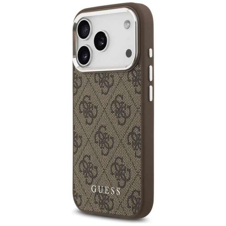 Telefono dėklas iPhone 17 Pro rudas MagSafe Guess