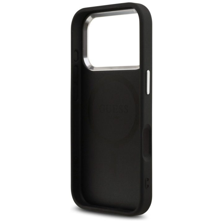 Telefono dėklas iPhone 17 Pro juodas MagSafe Guess