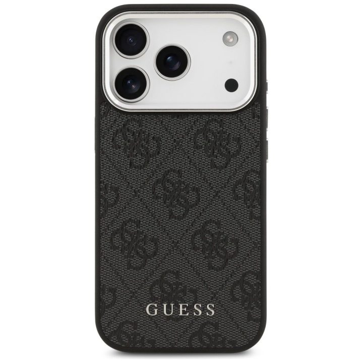 Telefono dėklas iPhone 17 Pro juodas MagSafe Guess