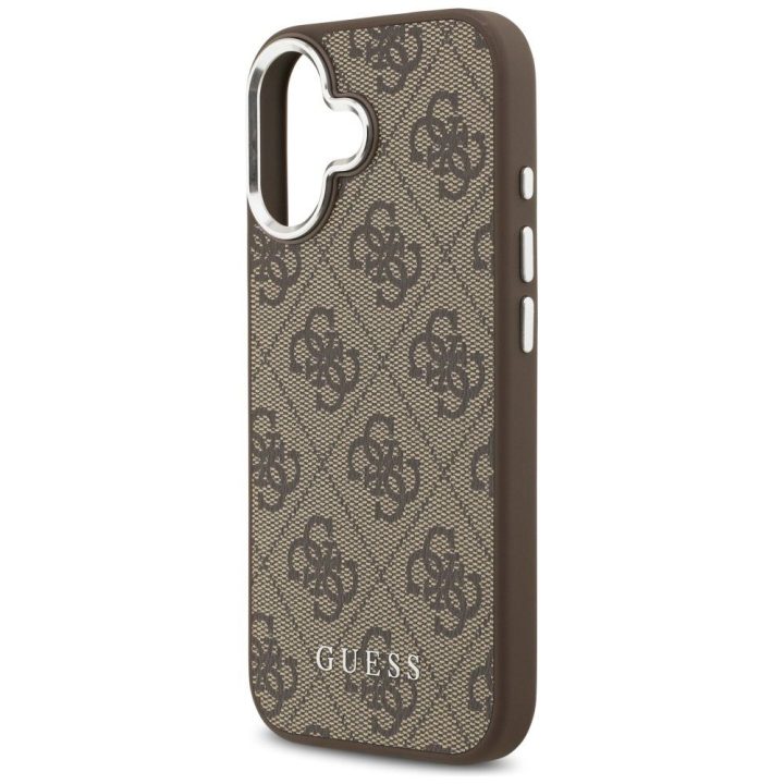 Telefono dėklas iPhone 17 rudas MagSafe Guess