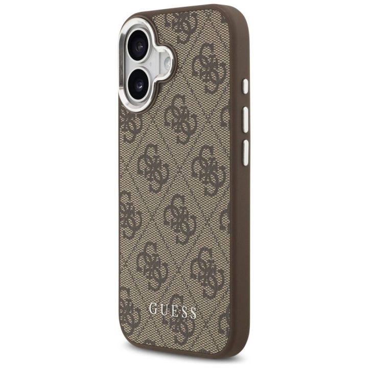 Telefono dėklas iPhone 17 rudas MagSafe Guess