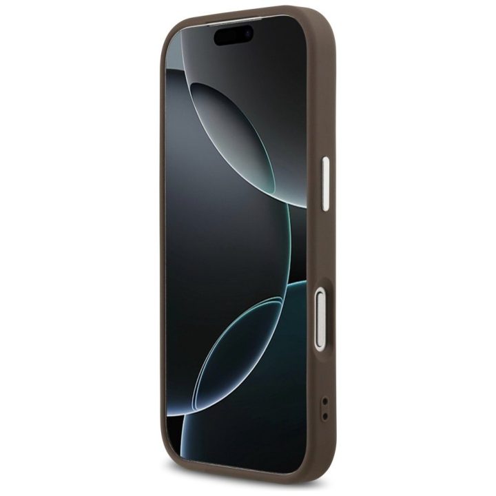 Telefono dėklas iPhone 17 Pro rudas MagSafe Guess