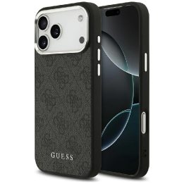 Telefono dėklas iPhone 17 Pro Max juodas MagSafe Guess