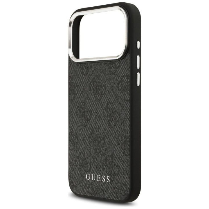 Telefono dėklas iPhone 17 Pro Max juodas MagSafe Guess