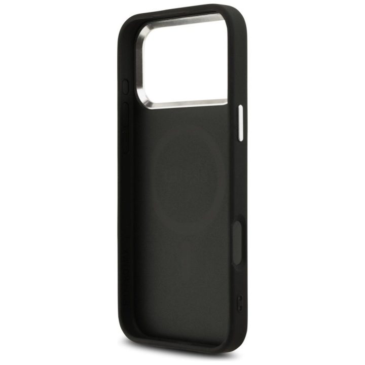 Telefono dėklas iPhone 17 Pro Max juodas MagSafe Guess