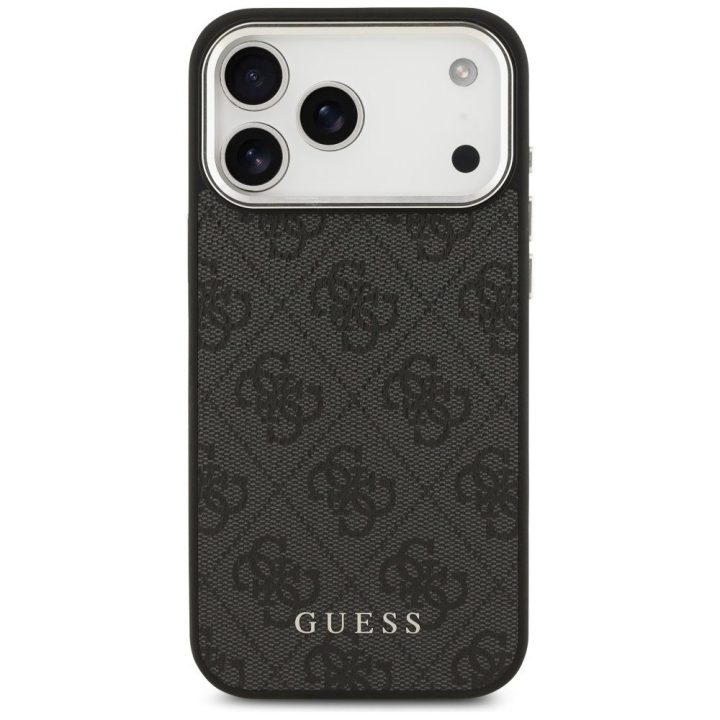 Telefono dėklas iPhone 17 Pro Max juodas MagSafe Guess