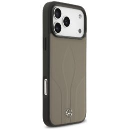 Telefono dėklas iPhone 17 Pro Max smėlio spalvos MagSafe Mercedes