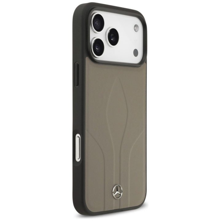 Telefono dėklas iPhone 17 Pro Max smėlio spalvos MagSafe Mercedes