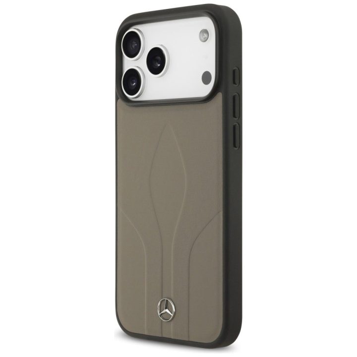 Telefono dėklas iPhone 17 Pro Max smėlio spalvos MagSafe Mercedes