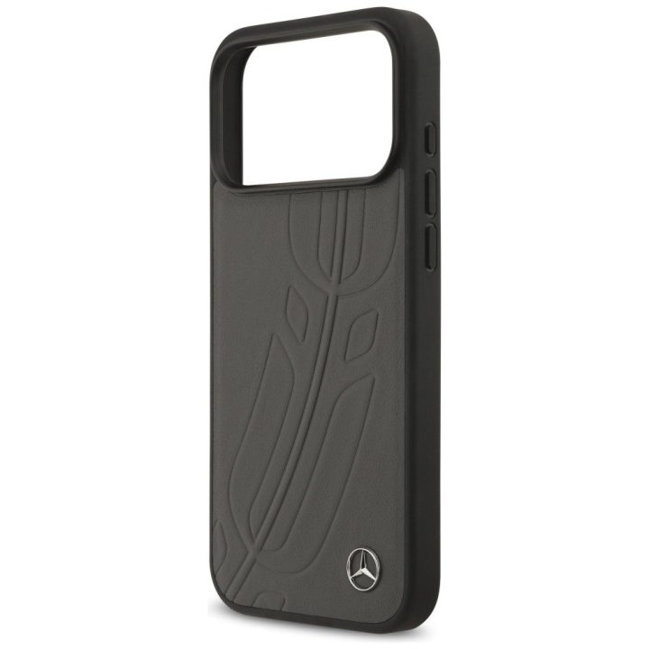 Telefono dėklas iPhone 17 Pro Max juodas MagSafe Mercedes