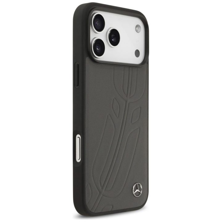 Telefono dėklas iPhone 17 Pro Max juodas MagSafe Mercedes