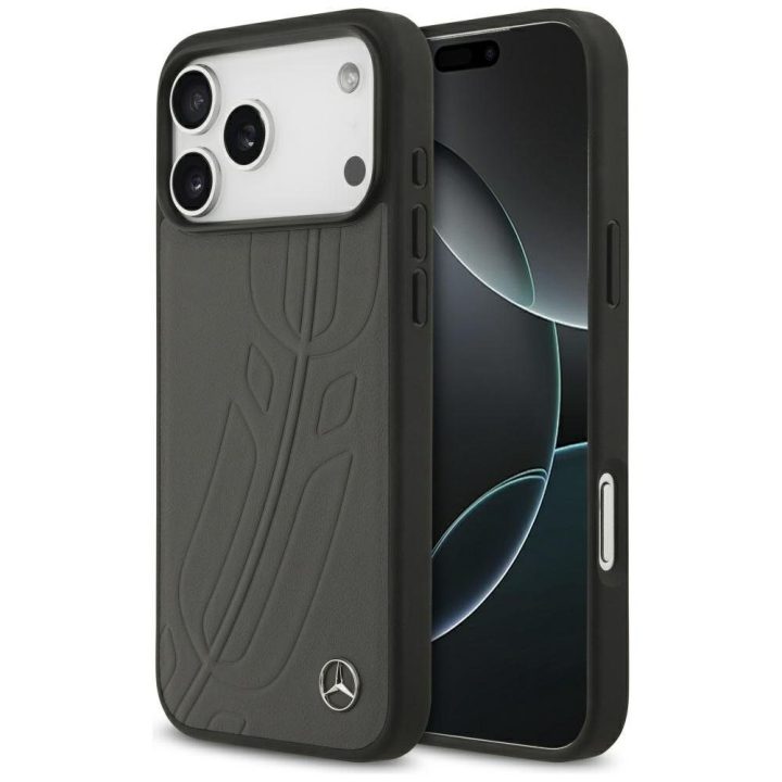 Telefono dėklas iPhone 17 Pro Max juodas MagSafe Mercedes