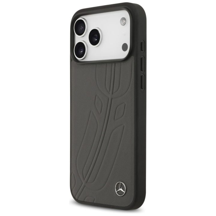 Telefono dėklas iPhone 17 Pro Max juodas MagSafe Mercedes