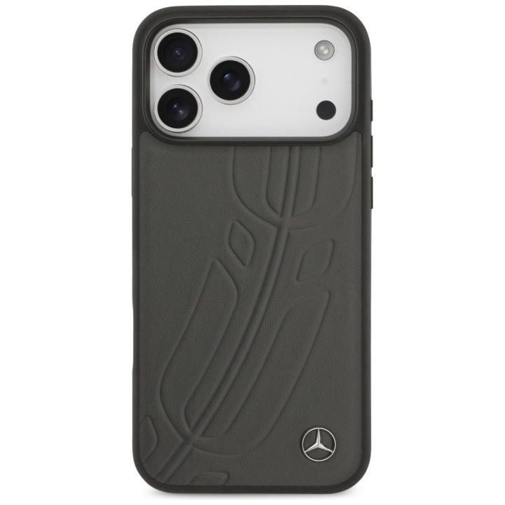 Telefono dėklas iPhone 17 Pro Max juodas MagSafe Mercedes